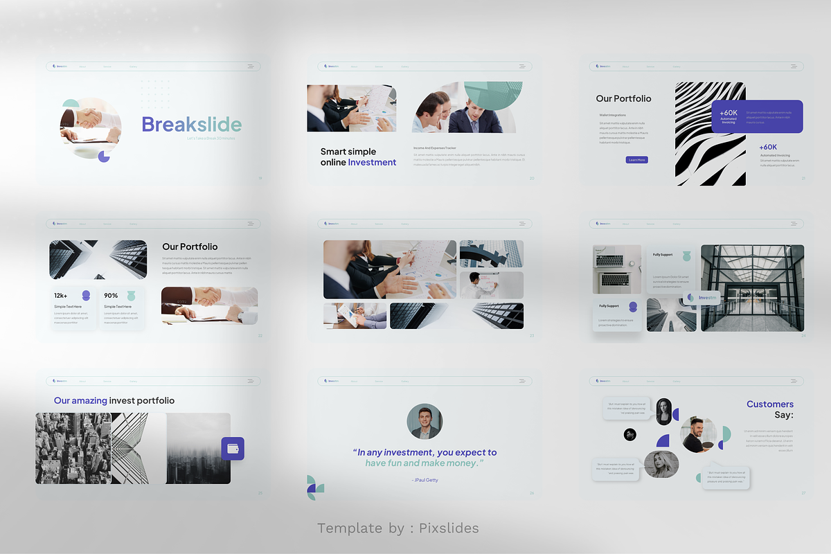 Consulting & Investments PowerPoint, a Presentation Template by Pixslides (Photo 4 of 6)