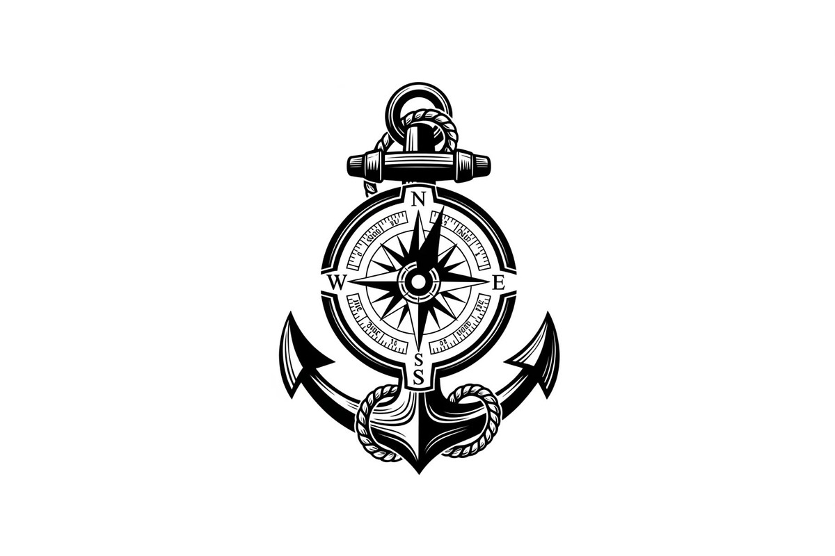 Nautical Anchor Compass Bundle, an Illustration by Creativeshirt (Photo 6 of 31)