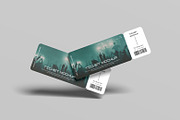 Ticket Mockup, an Advertising Mockup by ZifaraDesign (Thumbnail 8 of 11)