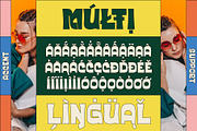 Kosnat Trunks Retro Display Typeface, a Sans Serif Font by alit design (Thumbnail 9 of 20)