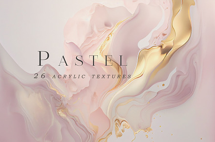 Acrylic fluid pastel textures, a Wallpaper Graphic by Anntuan