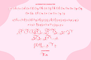 Romantic Heart - Script Font