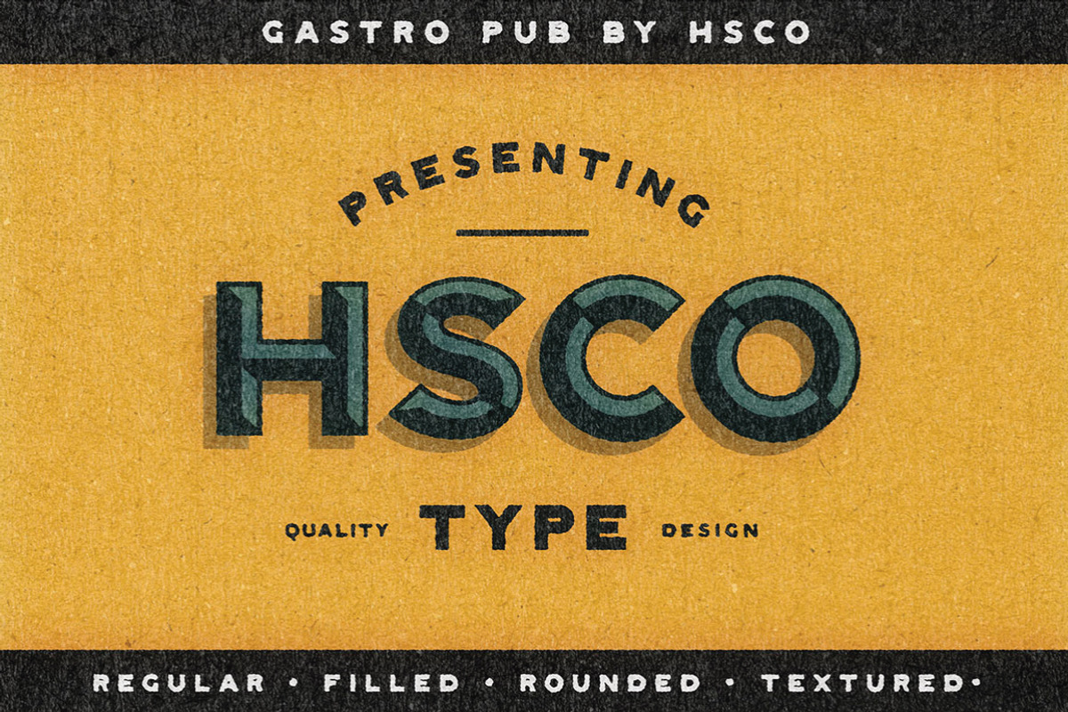 Gastro Pub - Type Family preview 6