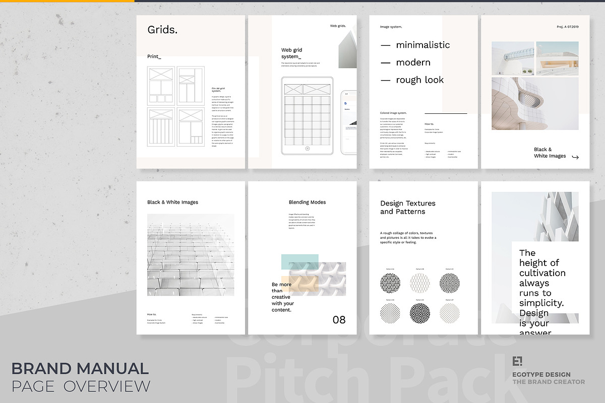 Circle Brand Manual Guidelines, a Brochure Template by Egotype (Photo 21 of 23)
