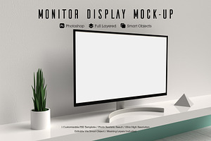 Monitor Display Mock-up #02
