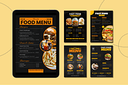 5 Fast Food Menu Templates Canva, a Templates & Theme by TemplateCastleStore (Thumbnail 2 of 9)