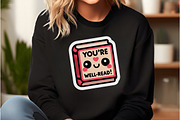 FunnyYoure Well Read Sticker, an Illustration by DreamCafeArt (Thumbnail 2 of 7)