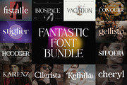 Fantastic Font Bundle, a Serif Font by Font Kingdom (Thumbnail 1 of 24)