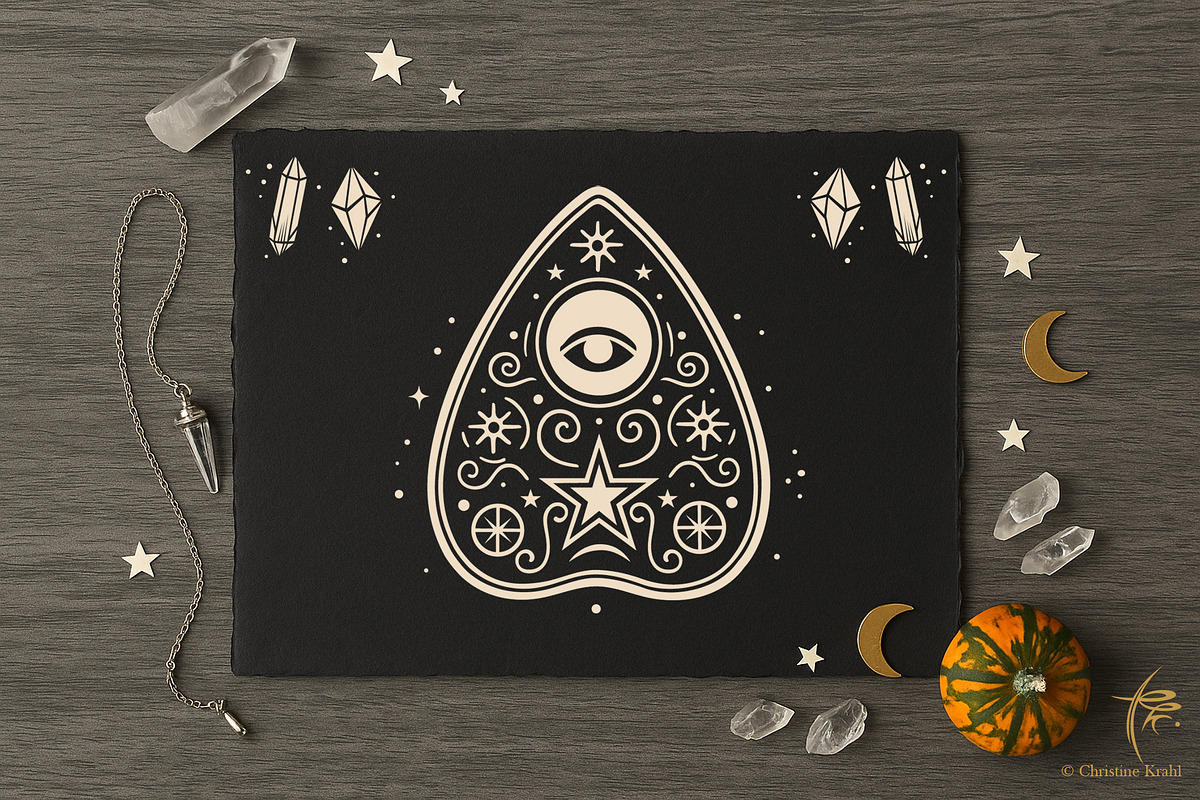 Occult Samhain & Halloween Seance, a Seasonal Illustration by Christine Krahl (Photo 5 of 9)