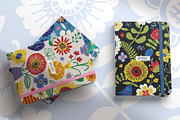 Folky Florals Patterns & Graphics, a Pattern Graphic by rouxsupplyco (Thumbnail 12 of 13)
