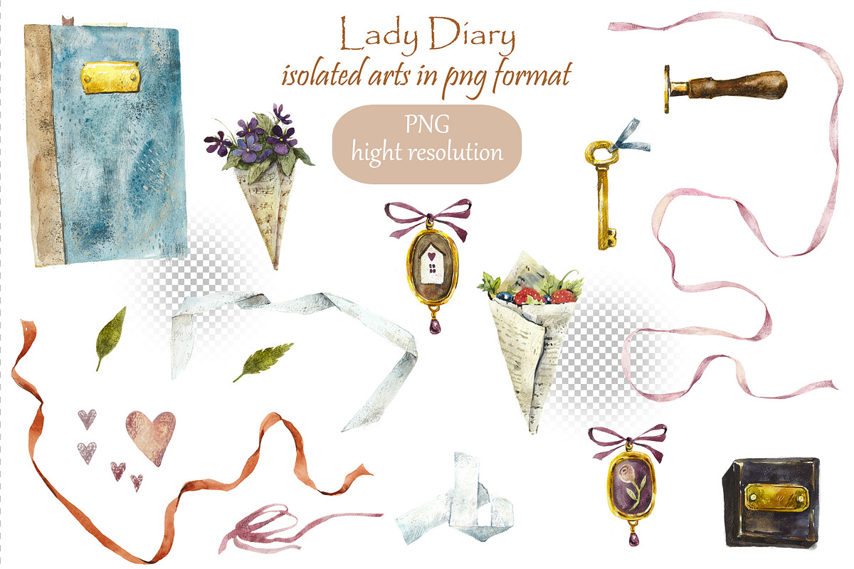 Lady Diary, an Object Illustration by Budogoshch (Photo 4 of 9)