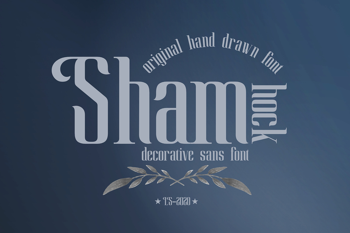Shamhock, a Sans Serif Font by LetterStock (Photo 2 of 6)