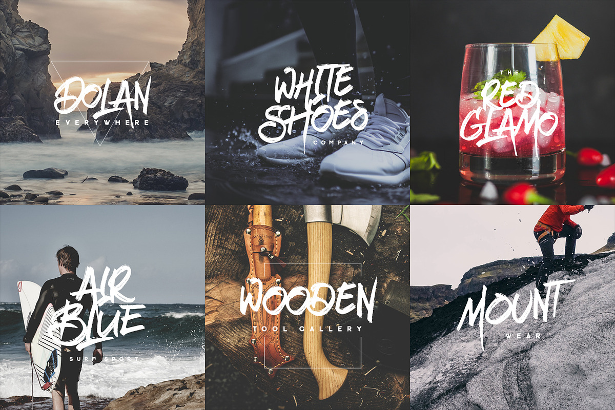 Berlian | Brush Font preview 3