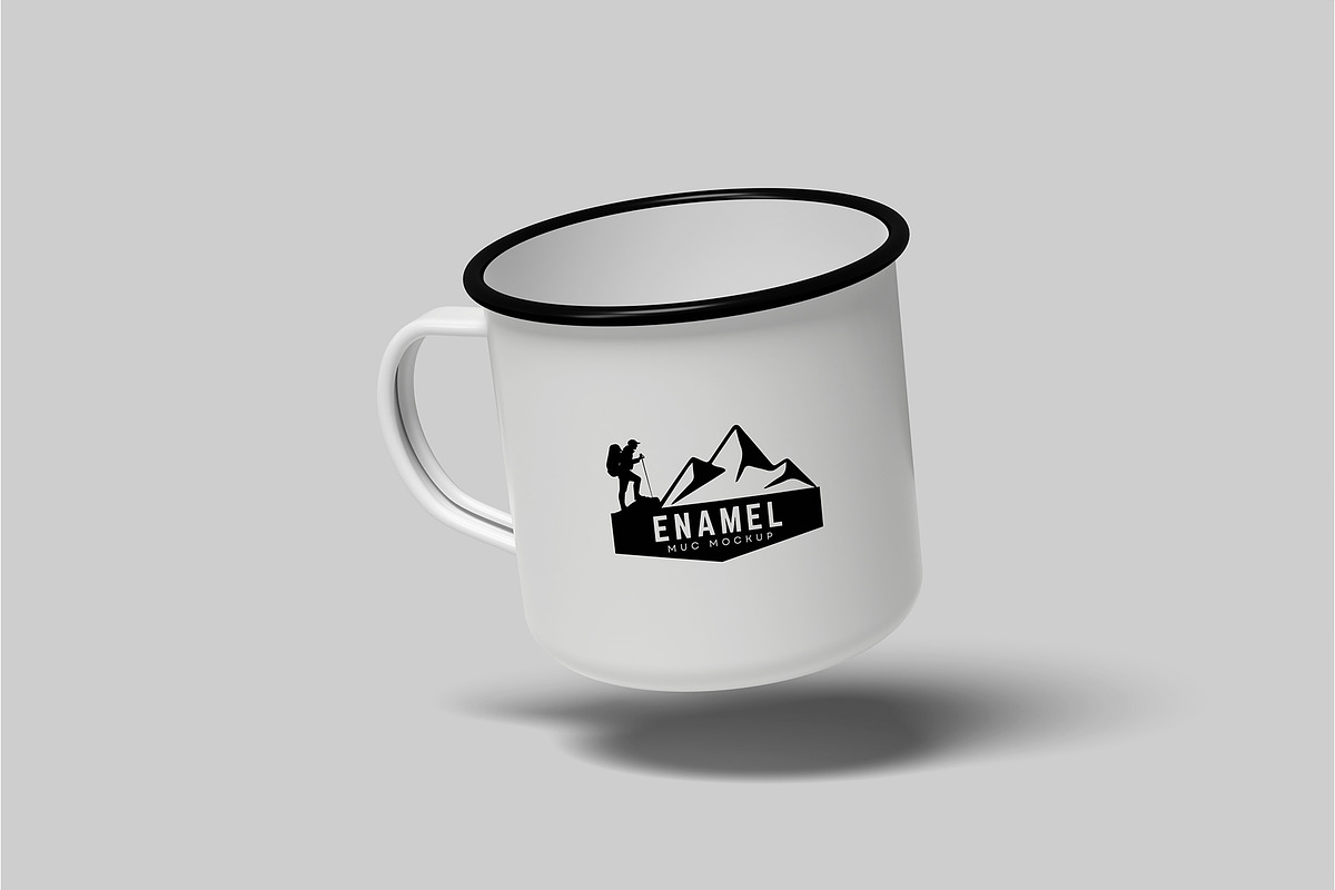 Enamel Mug Mockup, a Cups & Container Mockup by Graphiculon (Photo 5 of 11)