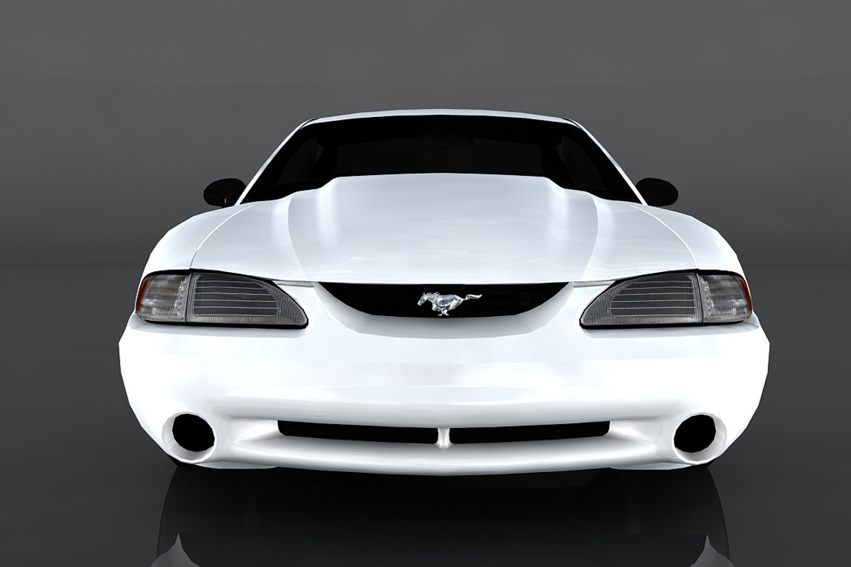 1995 Ford Mustang, a Cars & Vehicle 3D Model by valtriiu (Photo 2 of 12)
