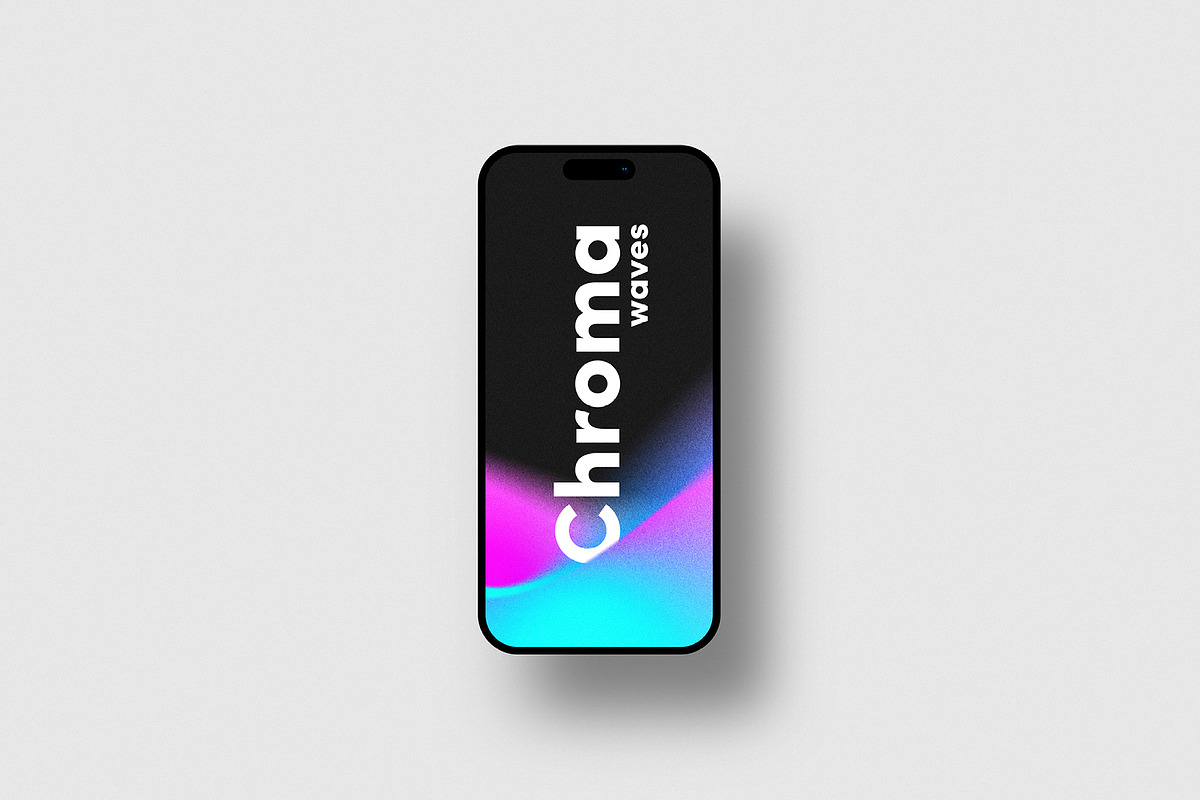 Chroma Grainy Gradient Waves, a Texture Graphic by kuro (Photo 4 of 10)