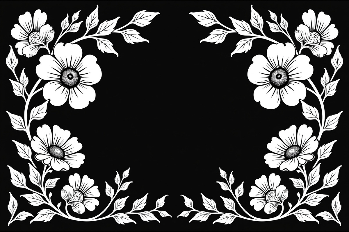 Elegant laser cut black and white, an Illustration by Amazin_art (Photo 7 of 10)