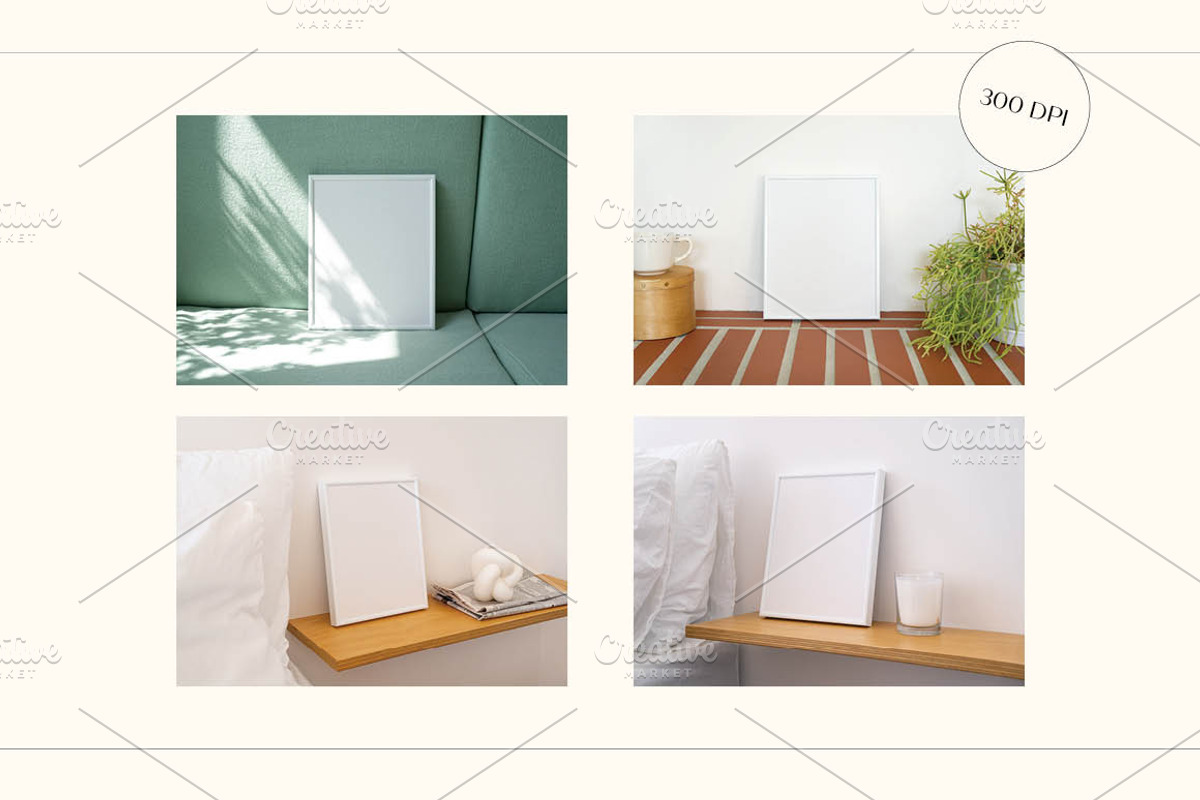 Photo Frame Mockup Bundle, a Print Template by LOPEstudio (Photo 3 of 11)