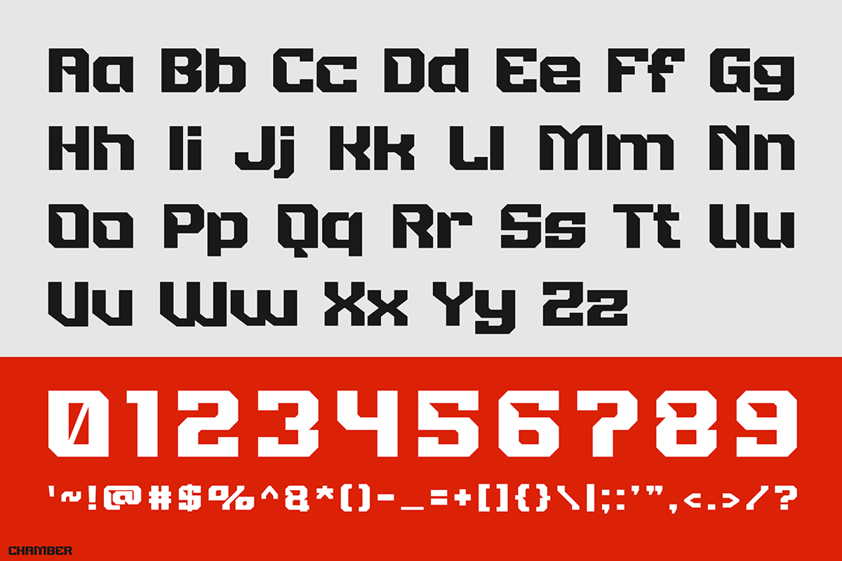 CHAMBER, a Sans Serif Font by Pinisi ART (Photo 2 of 10)