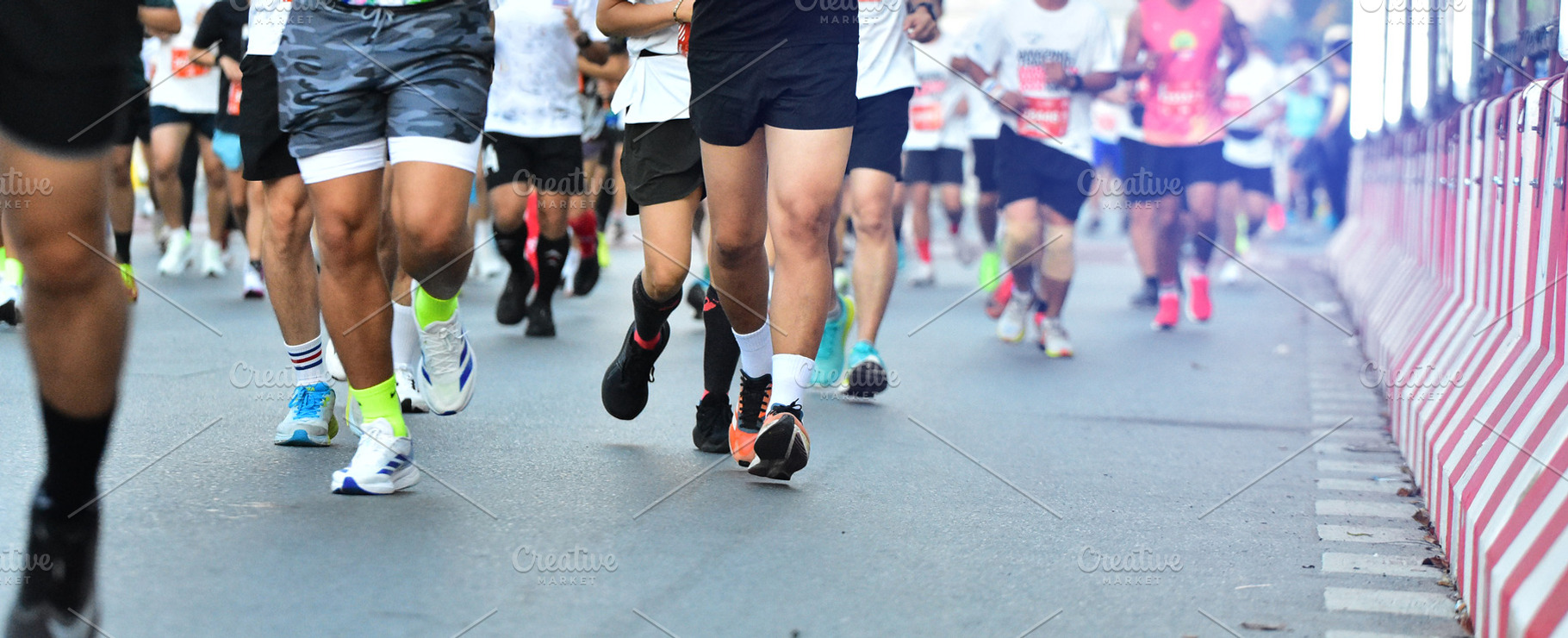 People Running On City Road., a Sports & Recreation Photo by rakoptonLPN