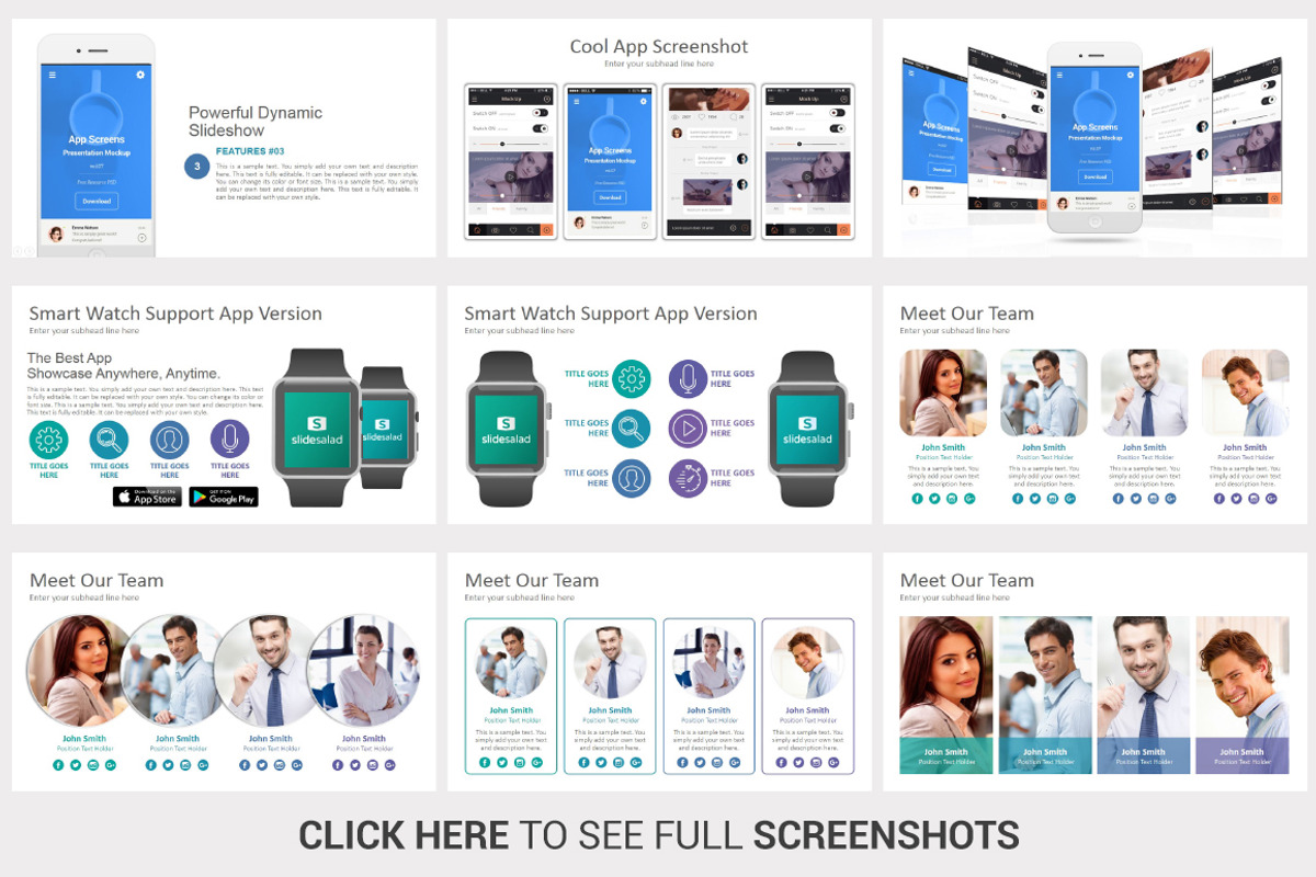 Mobile Apps PowerPoint Template, a Presentation Template by SlideSalad (Photo 7 of 10)