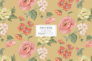 Botanical Garden Rose, a Pattern Graphic by Print Diaries (Thumbnail 1 of 5)