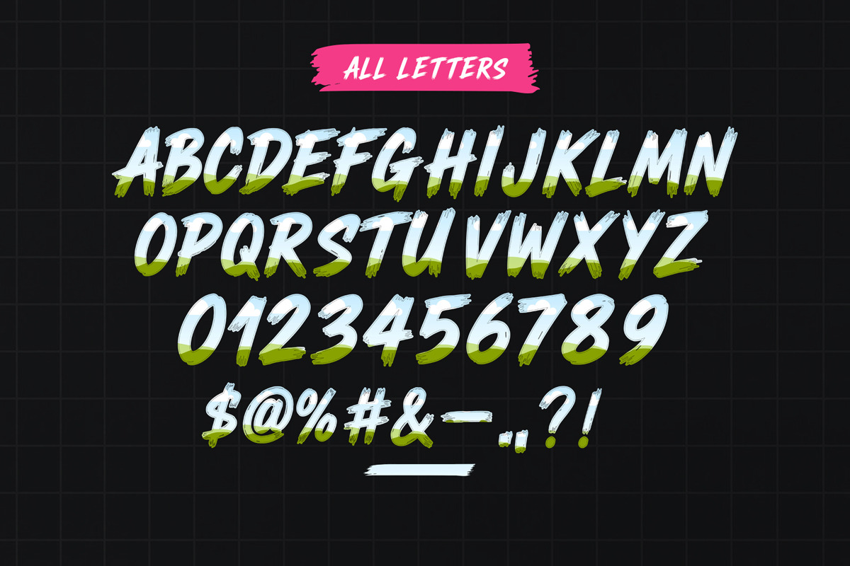 Quick Brush Canva Font Frames, a Design Template by Jozoor (Photo 2 of 3)