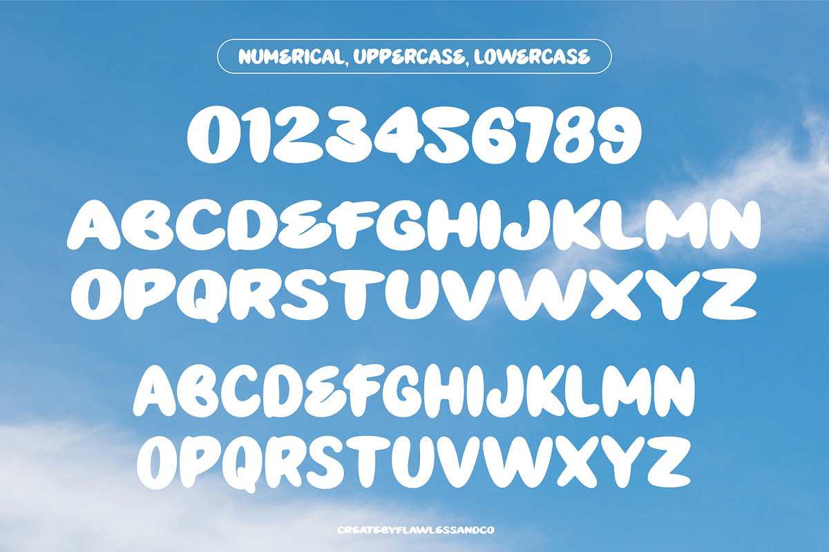 Hackbubble - Display Font, a Font by Flawless And Co (Photo 8 of 10)