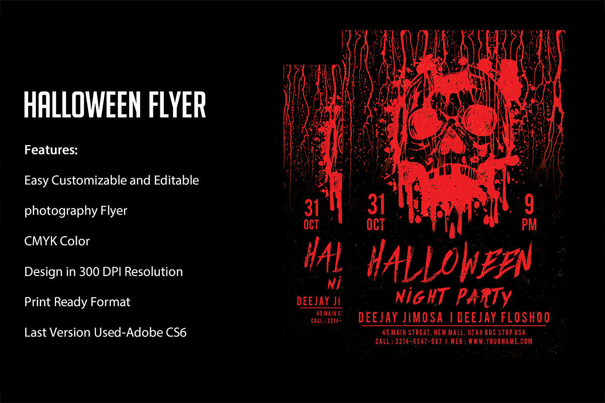 Halloween, a Flyer Template by VaaniDesigns (Photo 2 of 2)