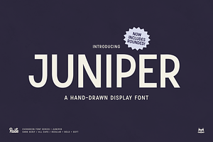 Juniper Display Font