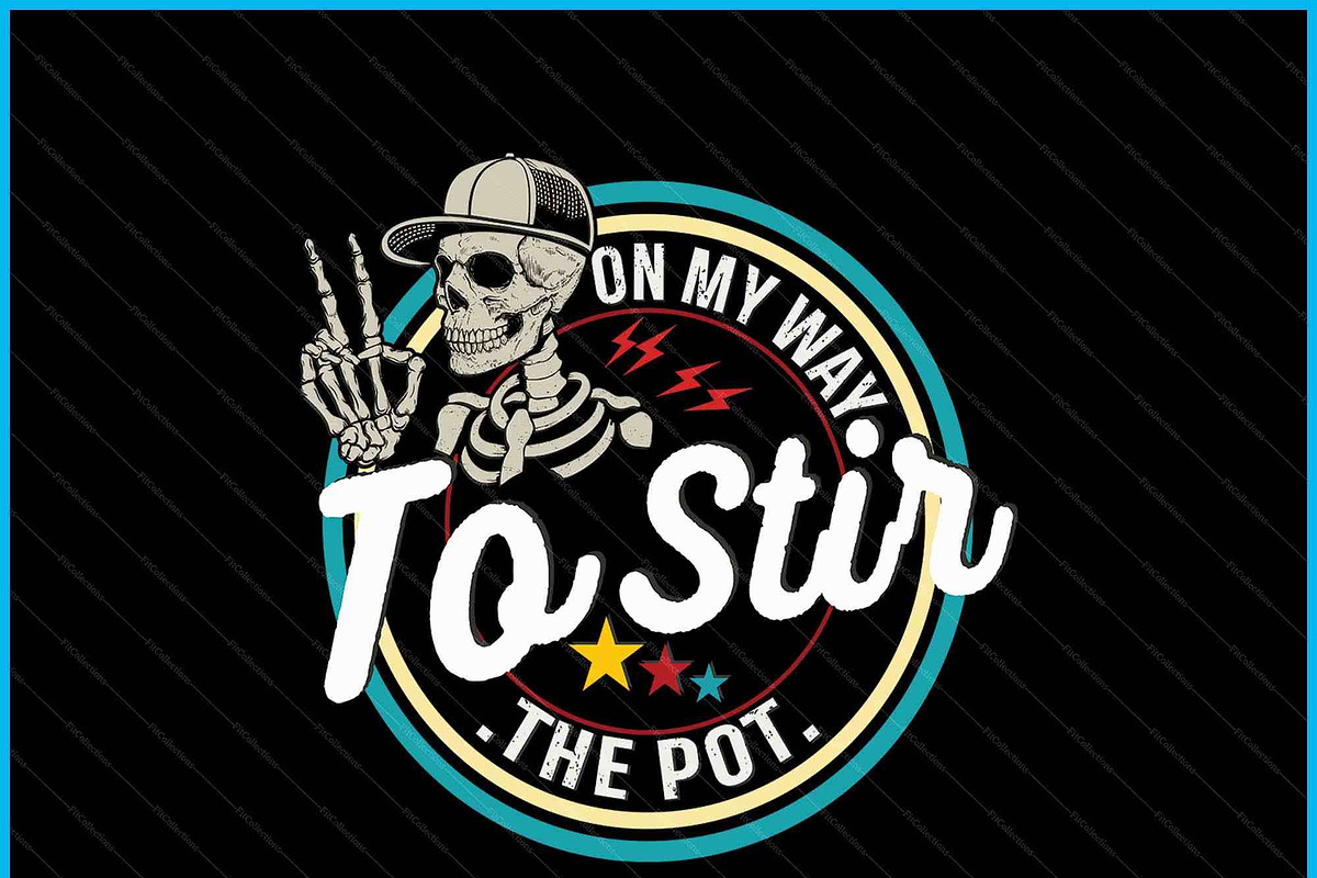 Skeleton Stir The Pot Meme SVG PNG, a Graphic by Creativeusart (Photo 2 of 4)
