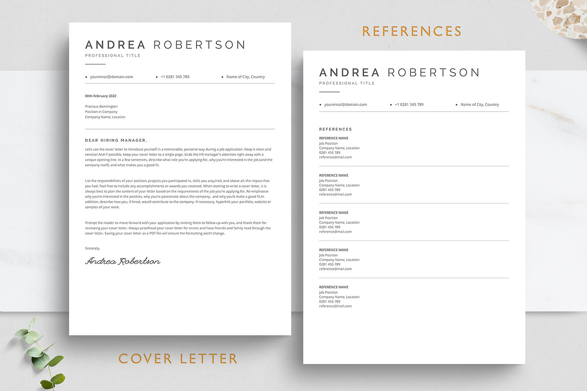 ATS Resume Template, a Resume Template by TheStandOutResume (Photo 4 of 8)