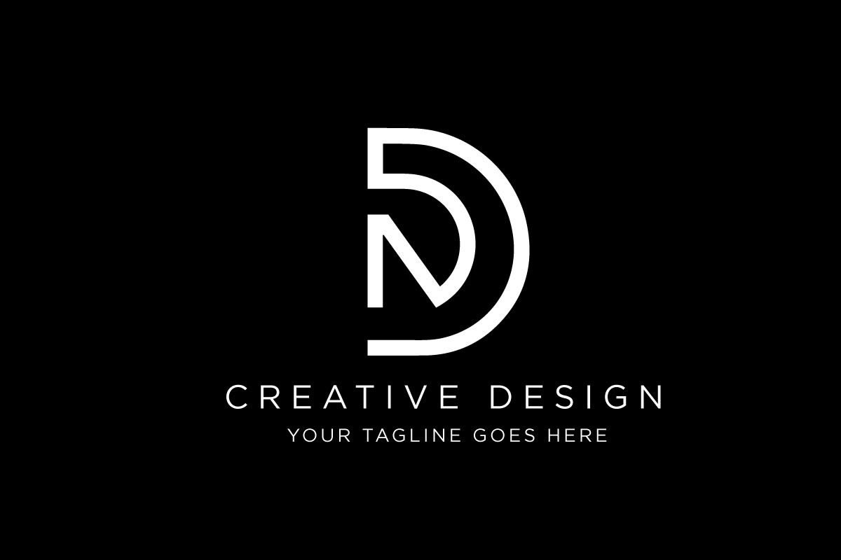 Minimal Letter ND Logo Design, a Branding & Logo Template by SaaDesigns