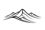 50 Mountain Landscape Silhouette Bun, an Illustration by Designer_Momina (Thumbnail 25 of 51)