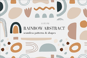 Rainbow Abstract Patterns & Shapes