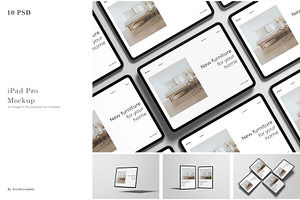 iPad Pro Mockup, an iPad Mockup by scribrostudio