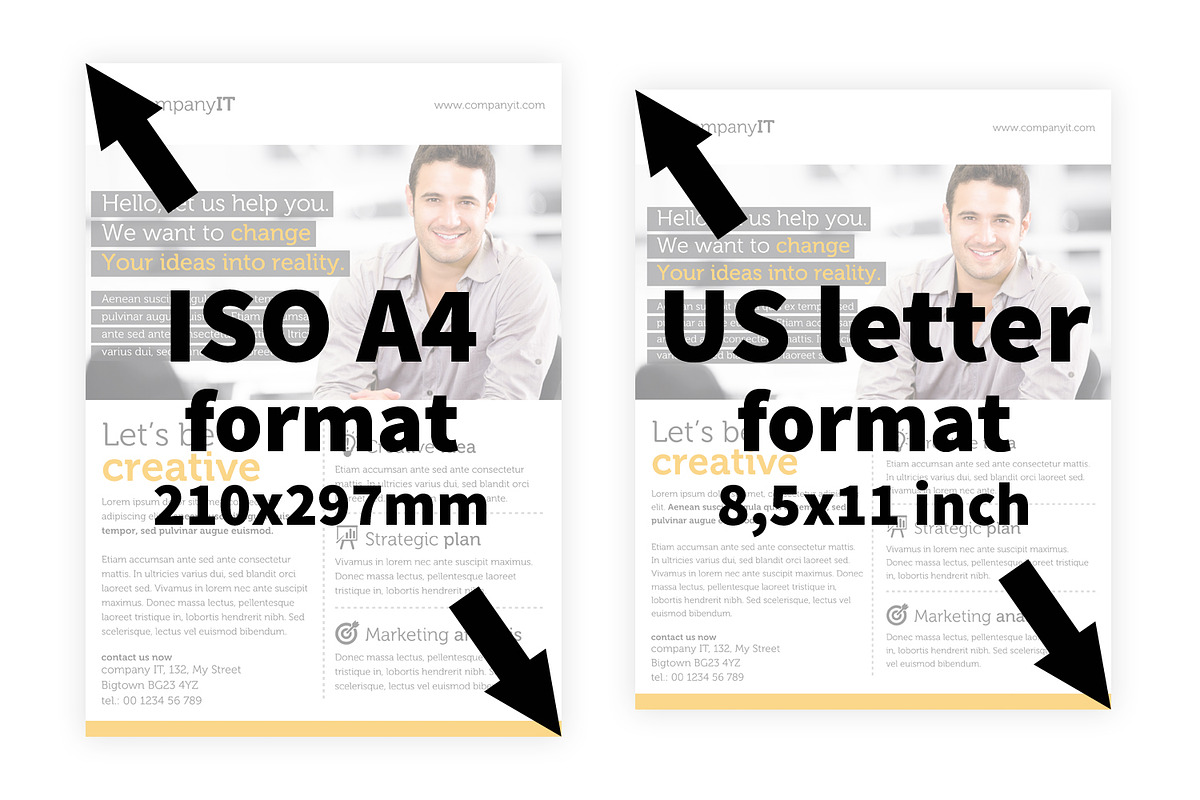 Company IT  flyer, a Flyer Template by buttonpl (Photo 4 of 4)