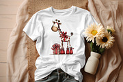 Whimsical Christmas Giraffe Clipart, an Illustration by Craft Nest (Thumbnail 8 of 8)