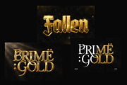 Gold 3D Cinematic Text Effect, a Layer Style Add-On by Matsero (Thumbnail 2 of 4)