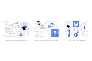 Breakthroughs in Energy, Imaging, a Technology Illustration by Visual Generation