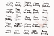 Birthday greeting templates, a Branding & Logo Template by BearyType Studio (Thumbnail 8 of 12)