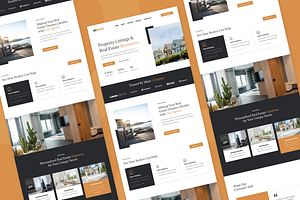 Modern Real Estate Landing Page