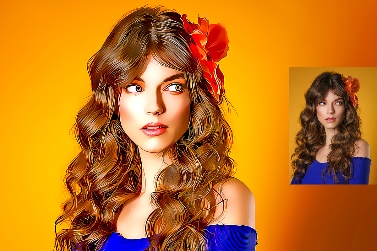 Cartoonic Photoshop Action, an Action Add-On by MRI STUDIO (Photo 9 of 13)