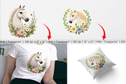 Horse Embroidery Clipart, a Graphic by Artnoy (Thumbnail 3 of 5)