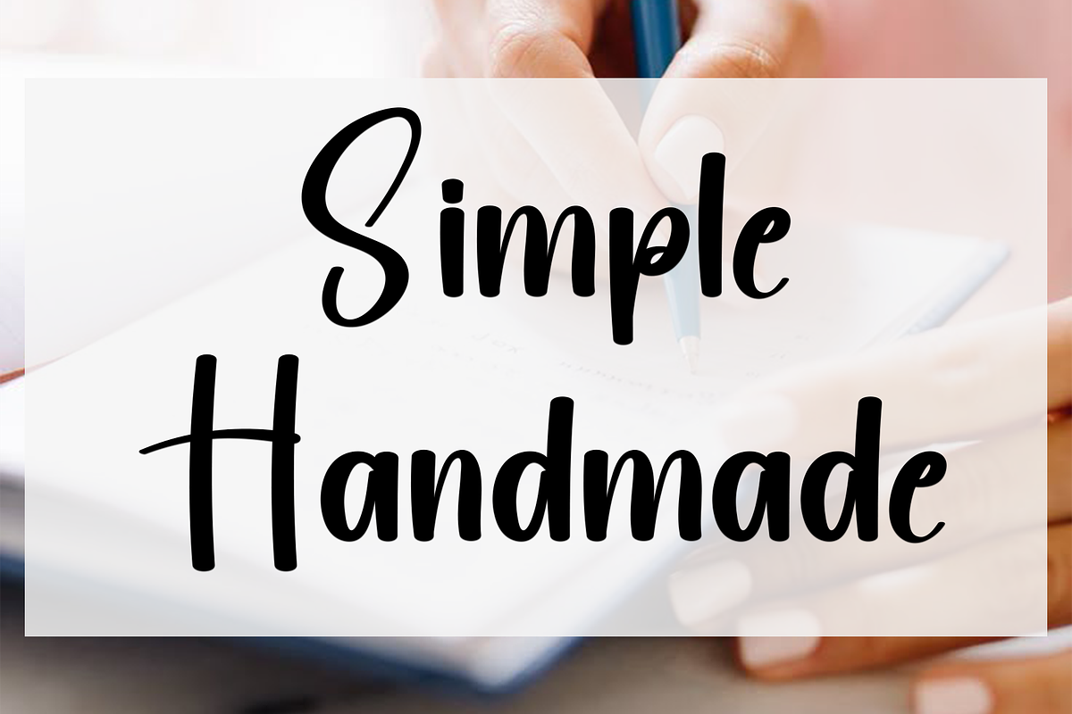 Thrifting, a Handwritten Font by FreshTypeINK (Photo 4 of 8)