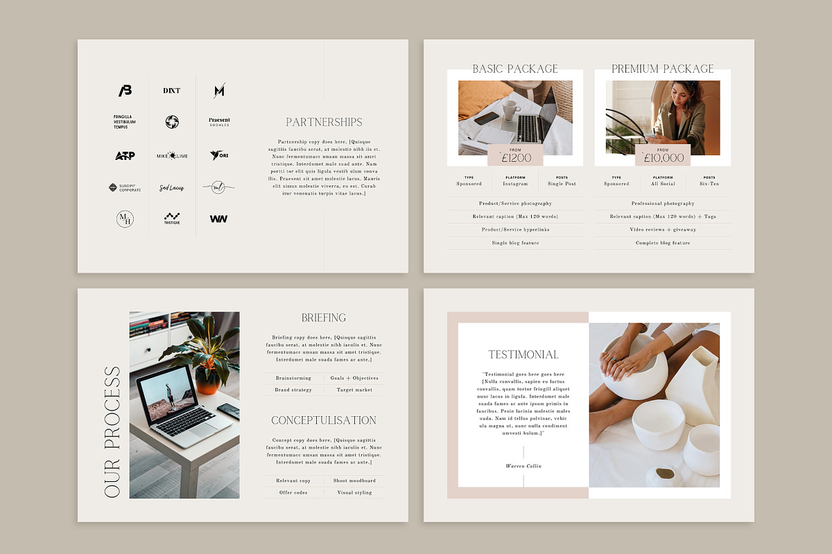Media/Press Kit Brochure Template, a Brochure Template by RWstudio (Photo 5 of 11)