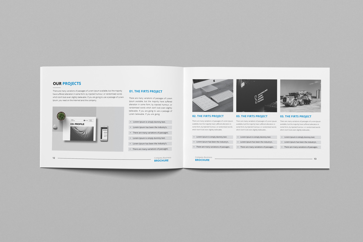 Clean & Modern Brochure | 3 Sizes, a Brochure Template by Pro-Gh (Photo 15 of 28)