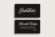 Nolian Script, a Script Font by ngene (Thumbnail 4 of 11)