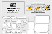 Hand drawn callouts & speech bubbles, a Work Illustration by NatBurger (Thumbnail 2 of 2)