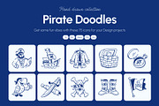 Pirate Doodle Icon Set, an Outline Icon by Vectors Market (Thumbnail 1 of 8)